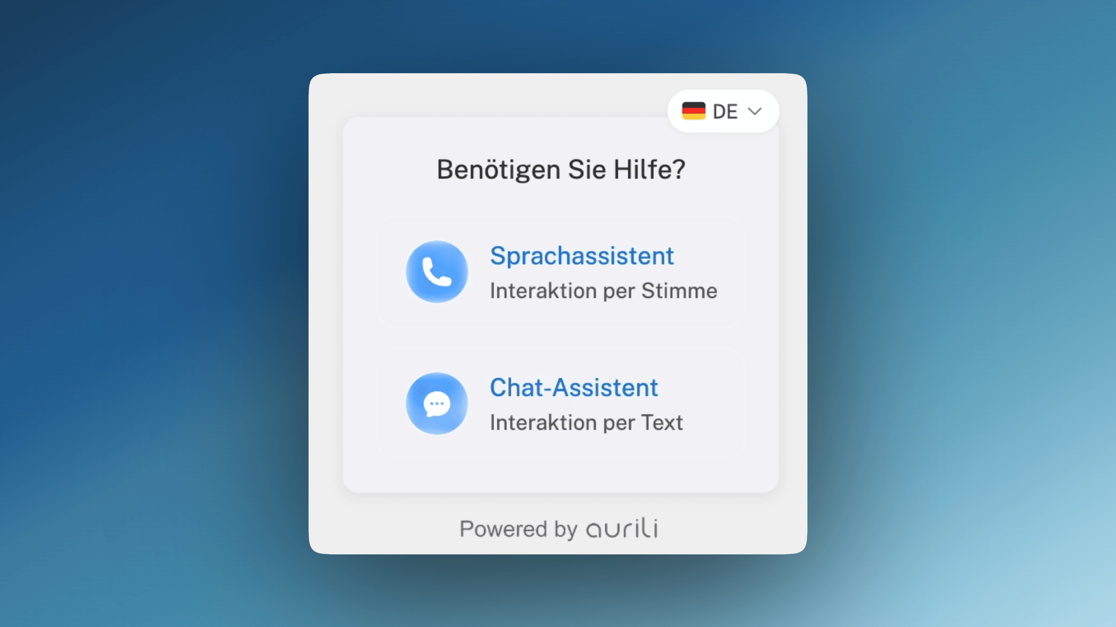 Visualisierung der hybriden Kommunikation (Sprache/Text)